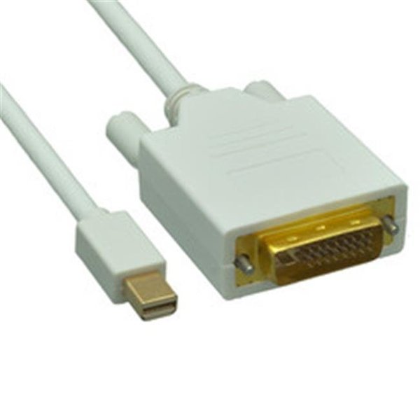 Cable Wholesale Cable Wholesale Mini DisplayPort to DVI Video Cable; Mini DisplayPort Male to DVI Male; 6 foot 10H1-62206